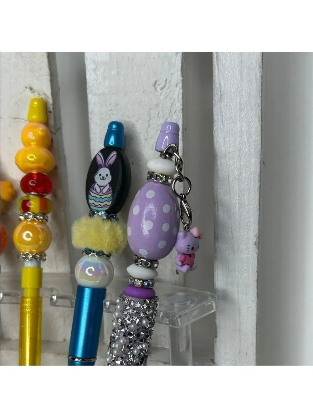 Easter Spring Vibrant Charm Pen Set with Pencil